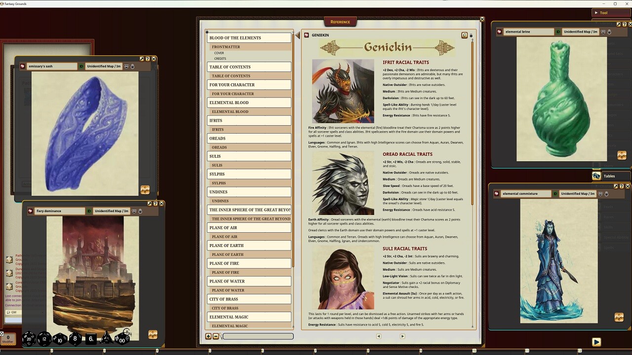 Fantasy Grounds - Pathfinder RPG - Pathfinder Companion: Blood of the Elements
