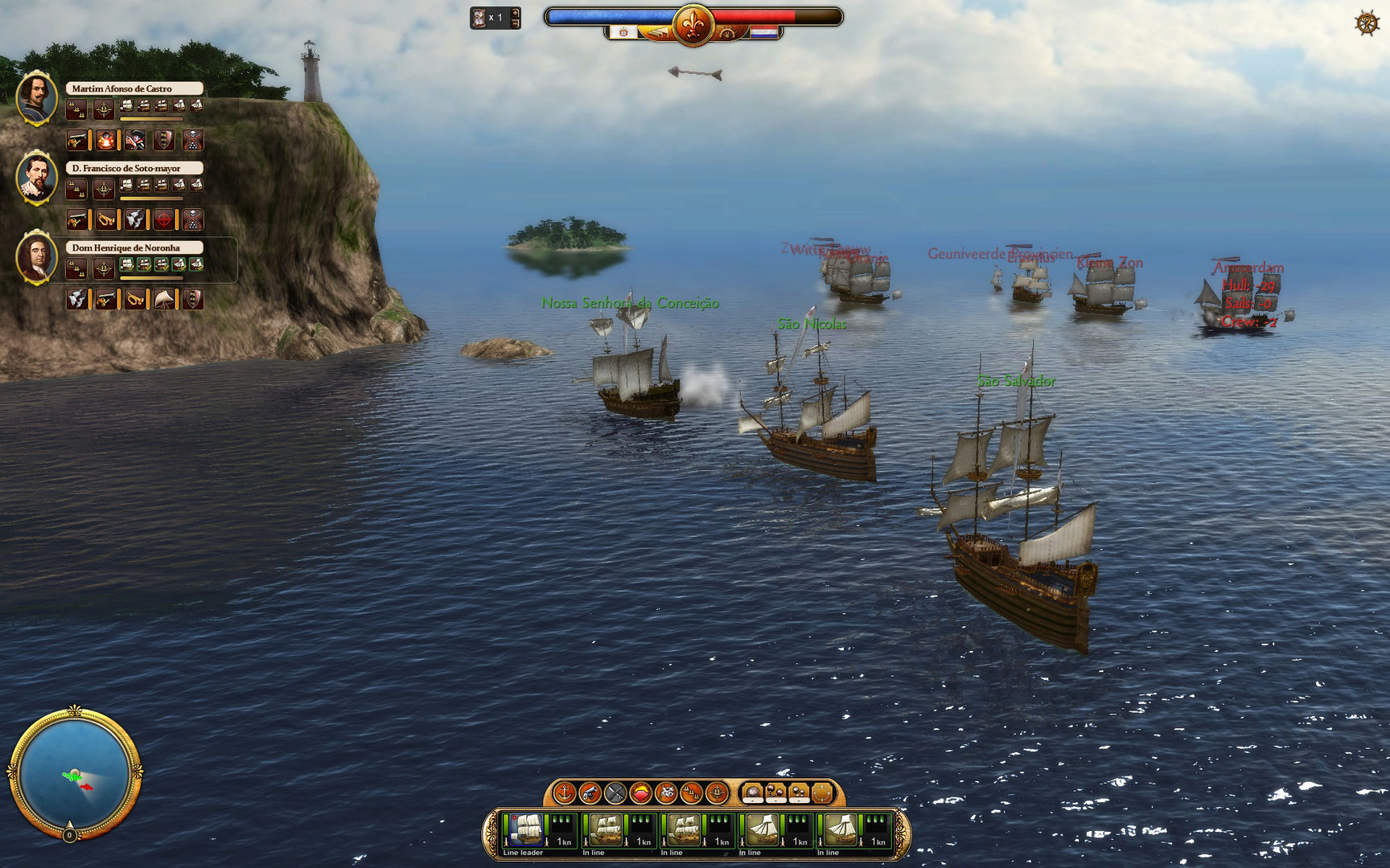 Commander: Conquest of the Americas - Colonial Navy