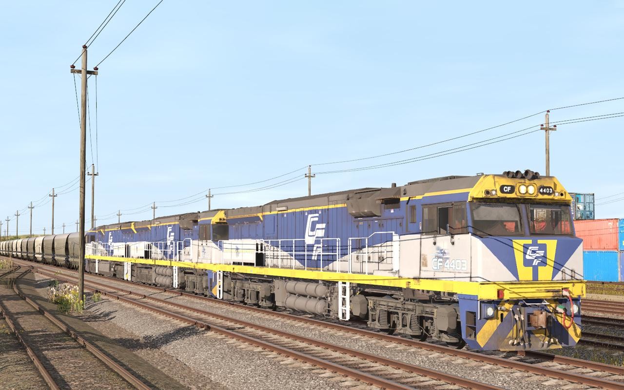 Trainz 2019 DLC - CFCLA, RailFirst, Freightliner GE C44aci Pack