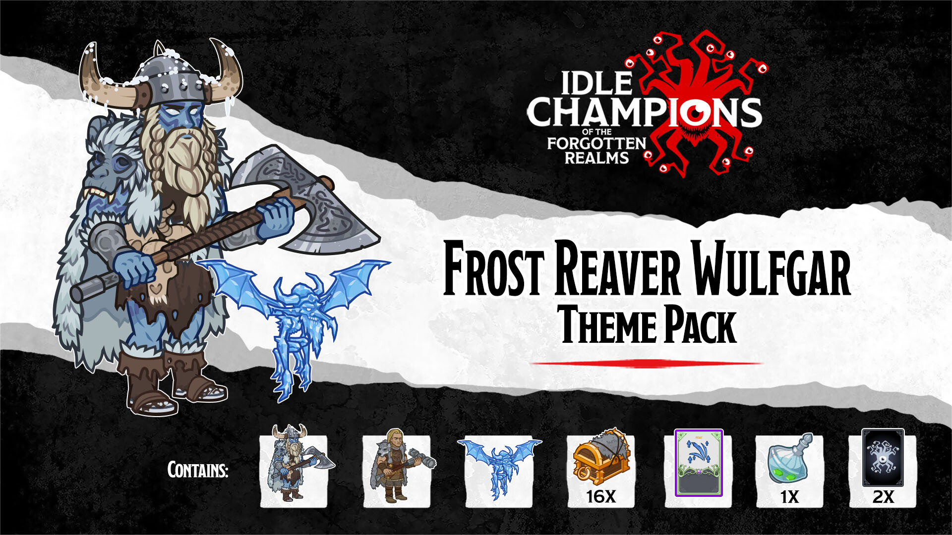 Idle Champions - Frost Reaver Wulfgar Theme Pack