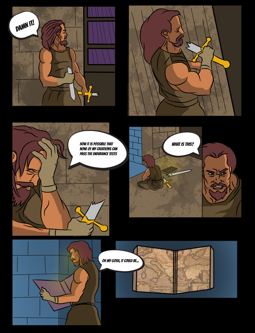 Fantasy Blacksmith Comic Book