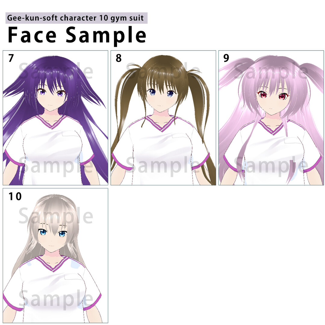 RPG Maker 3D Character Converter - Gee-kun-soft character 10 gym suit