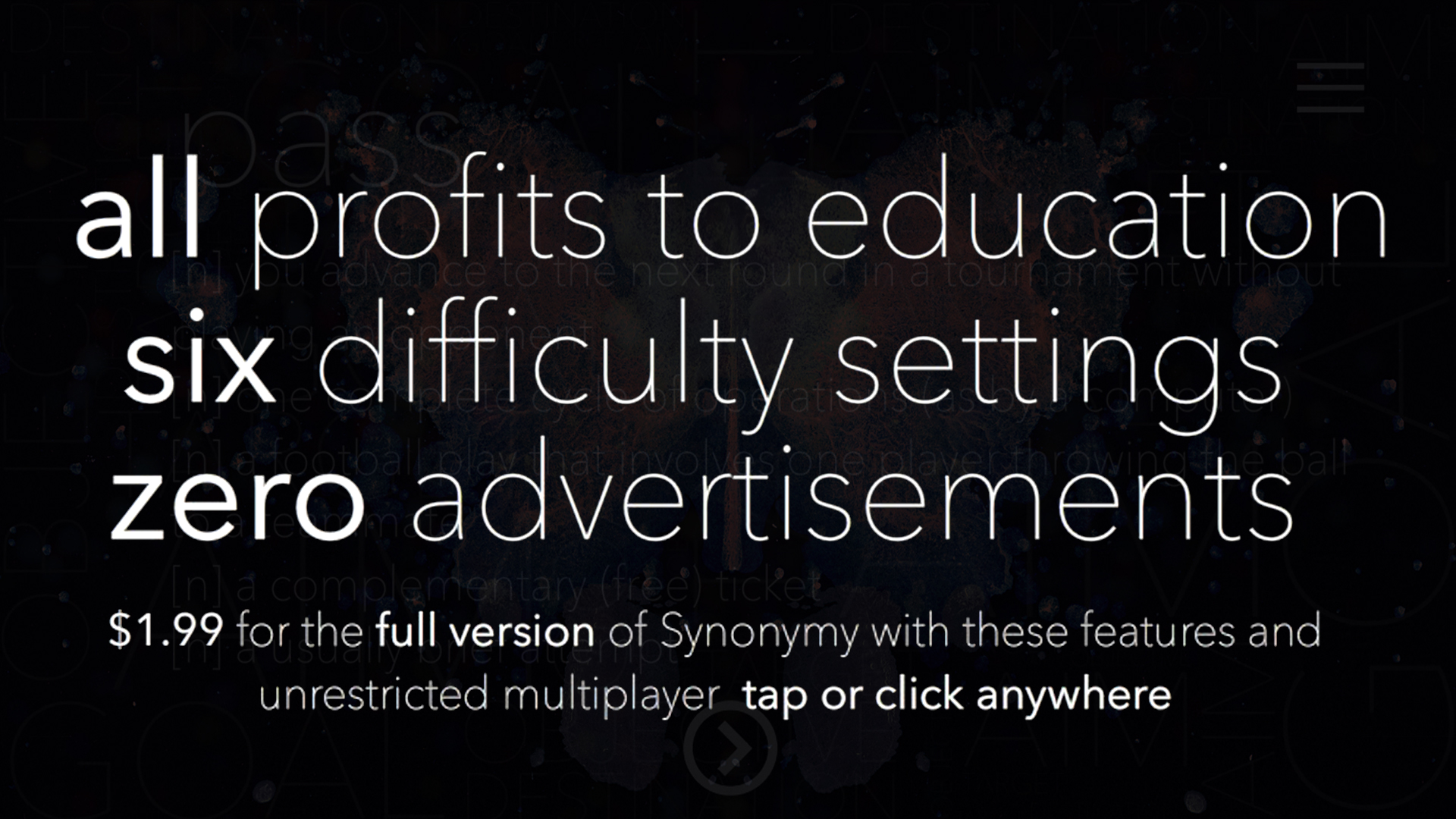 Synonymy Demo
