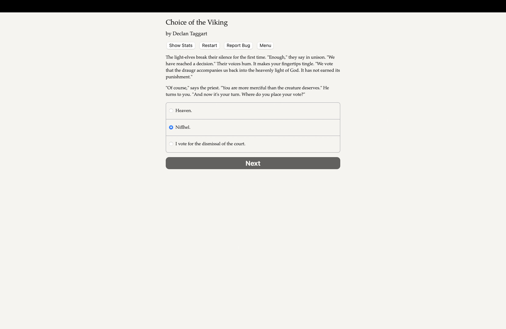 Choice of the Viking Demo