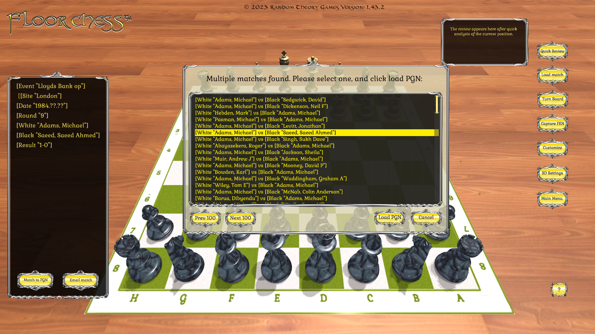 Floor Chess