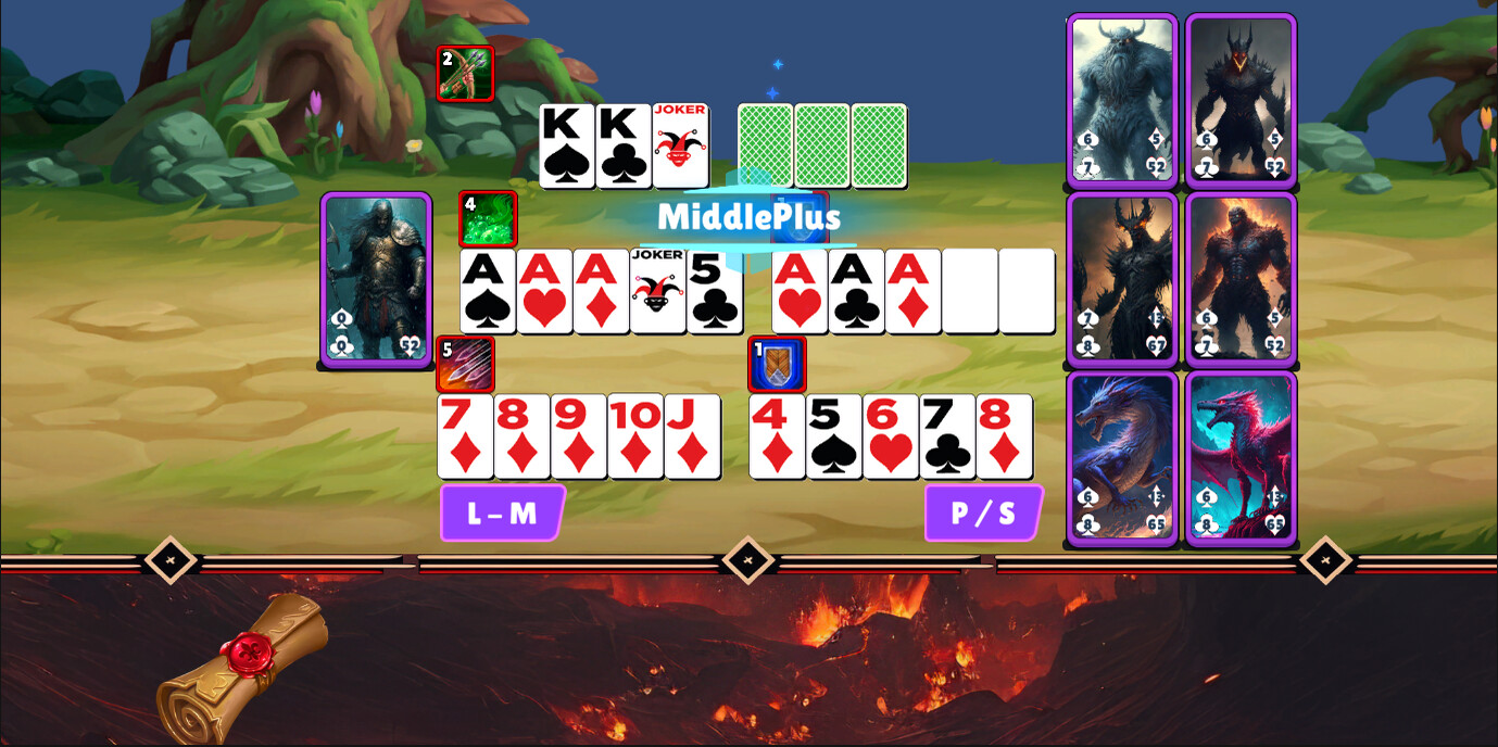 13 Playing Cards Of Demon