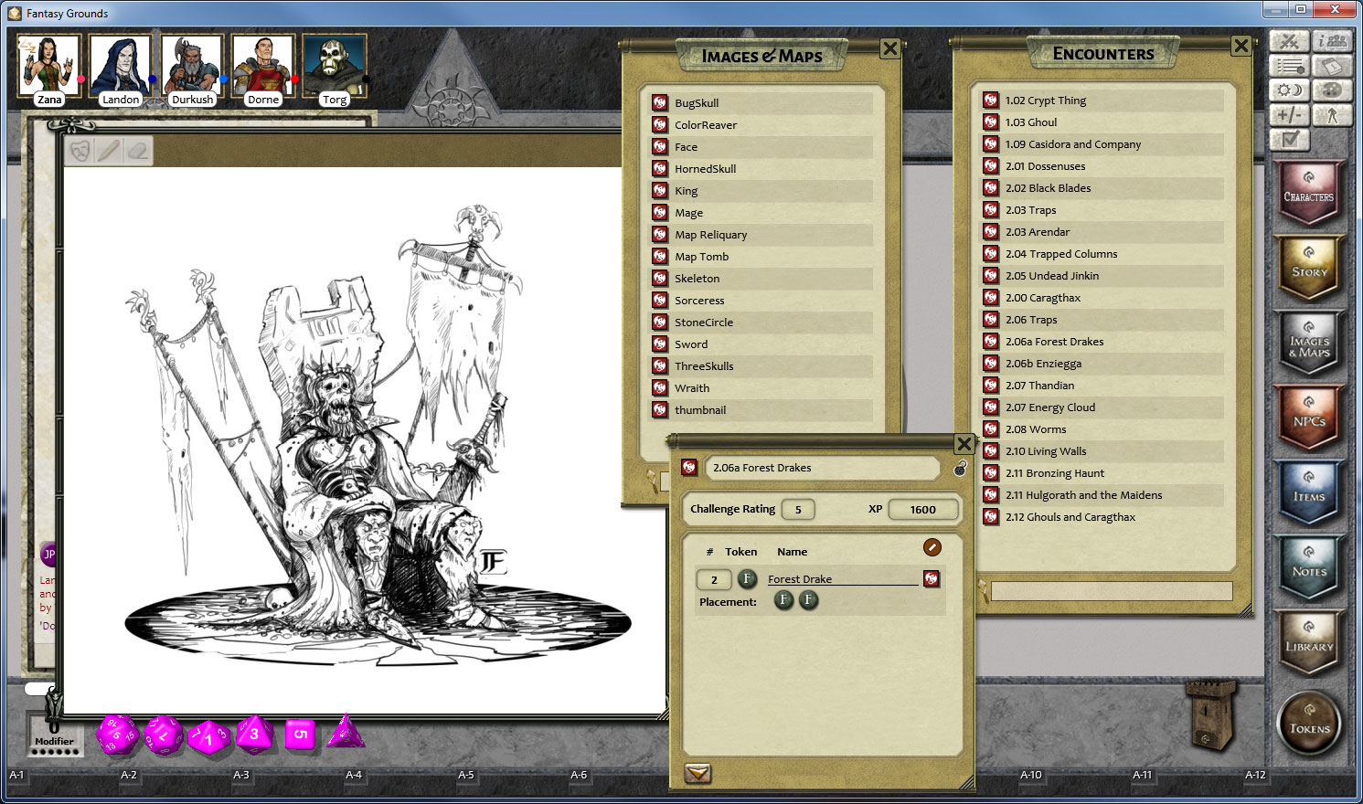 Fantasy Grounds - PFRPG The Tomb of Caragthax