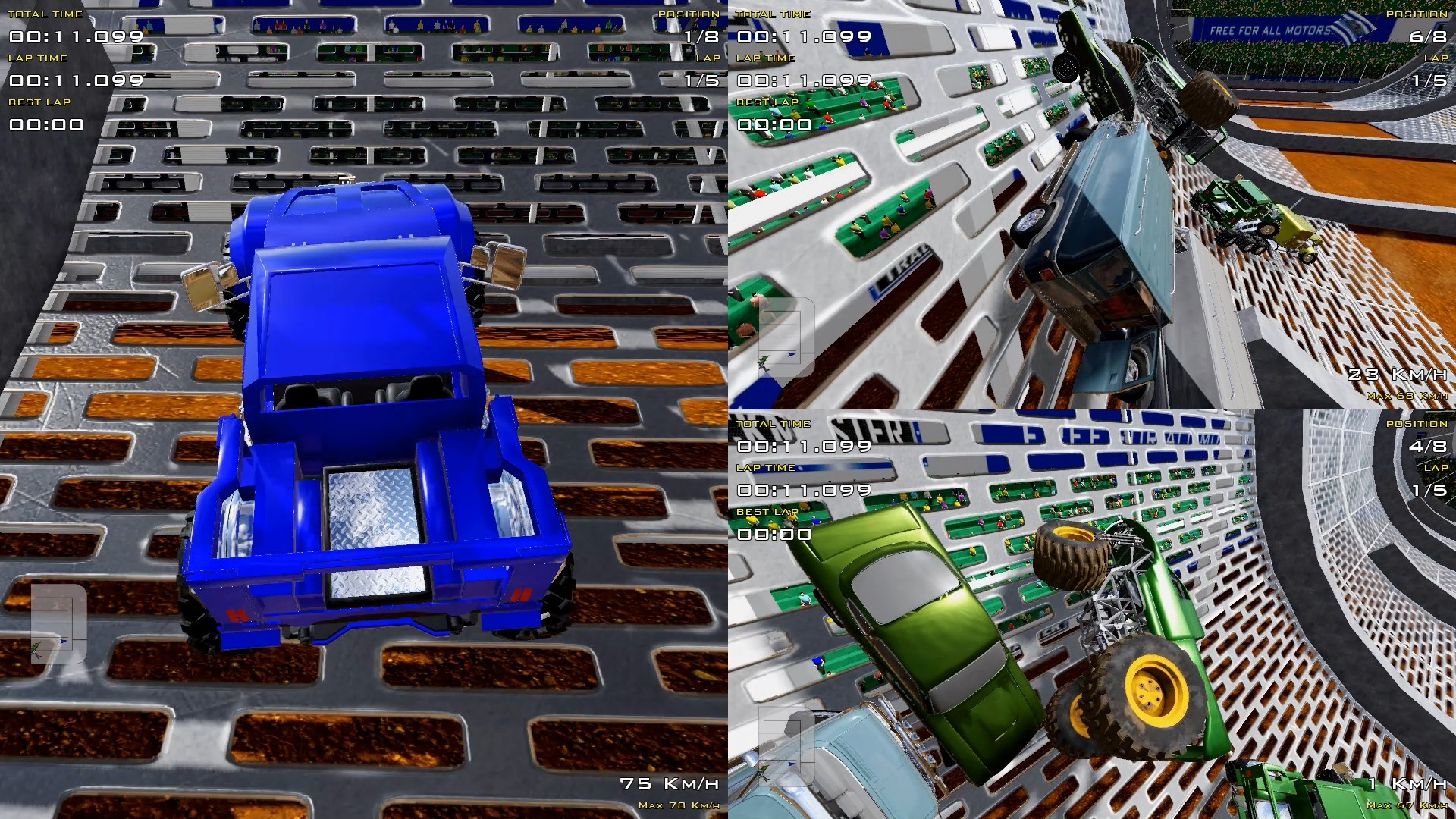 TrackMaster: Free-For-All Motorsport