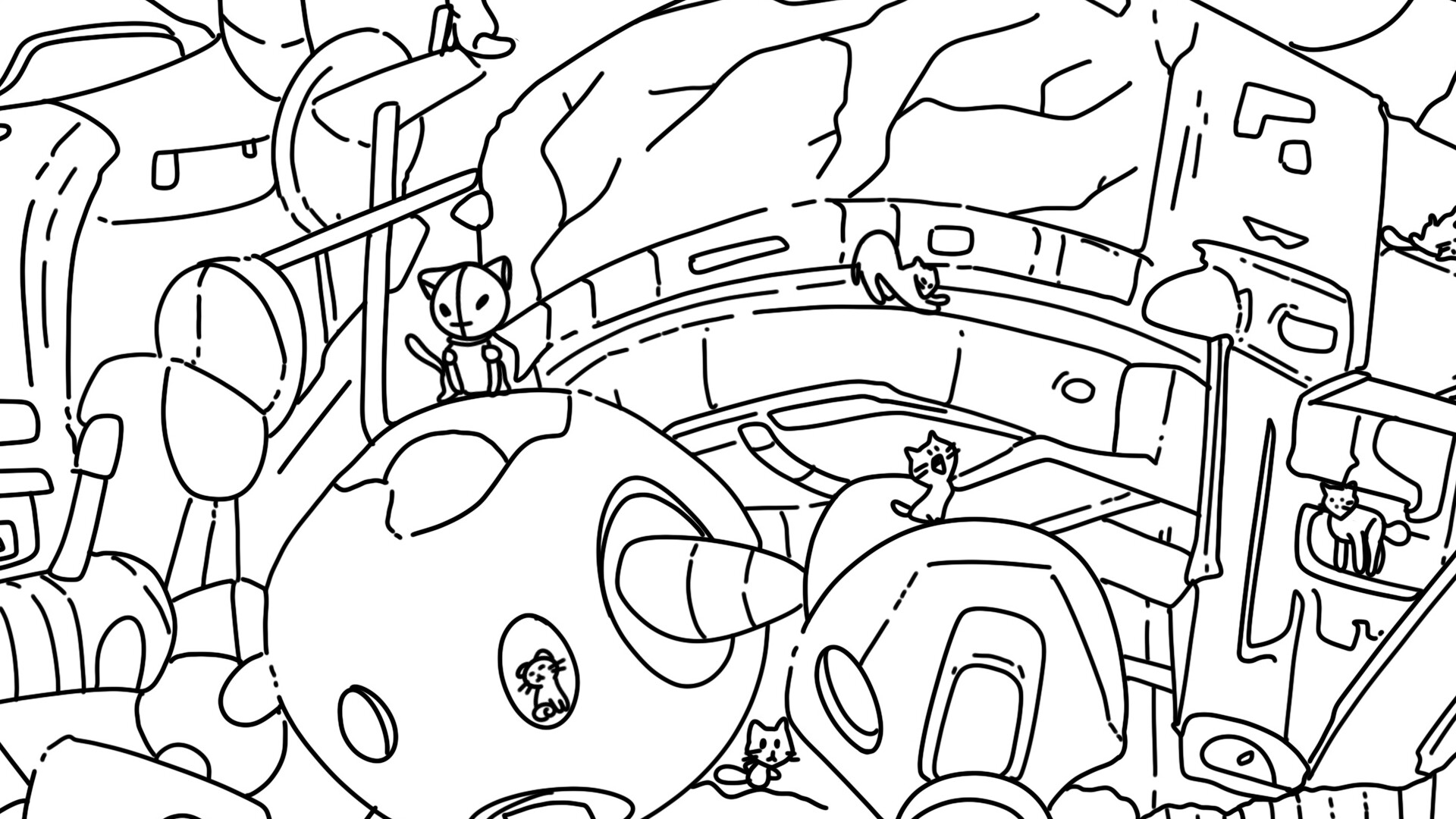 100 Robo Cats
