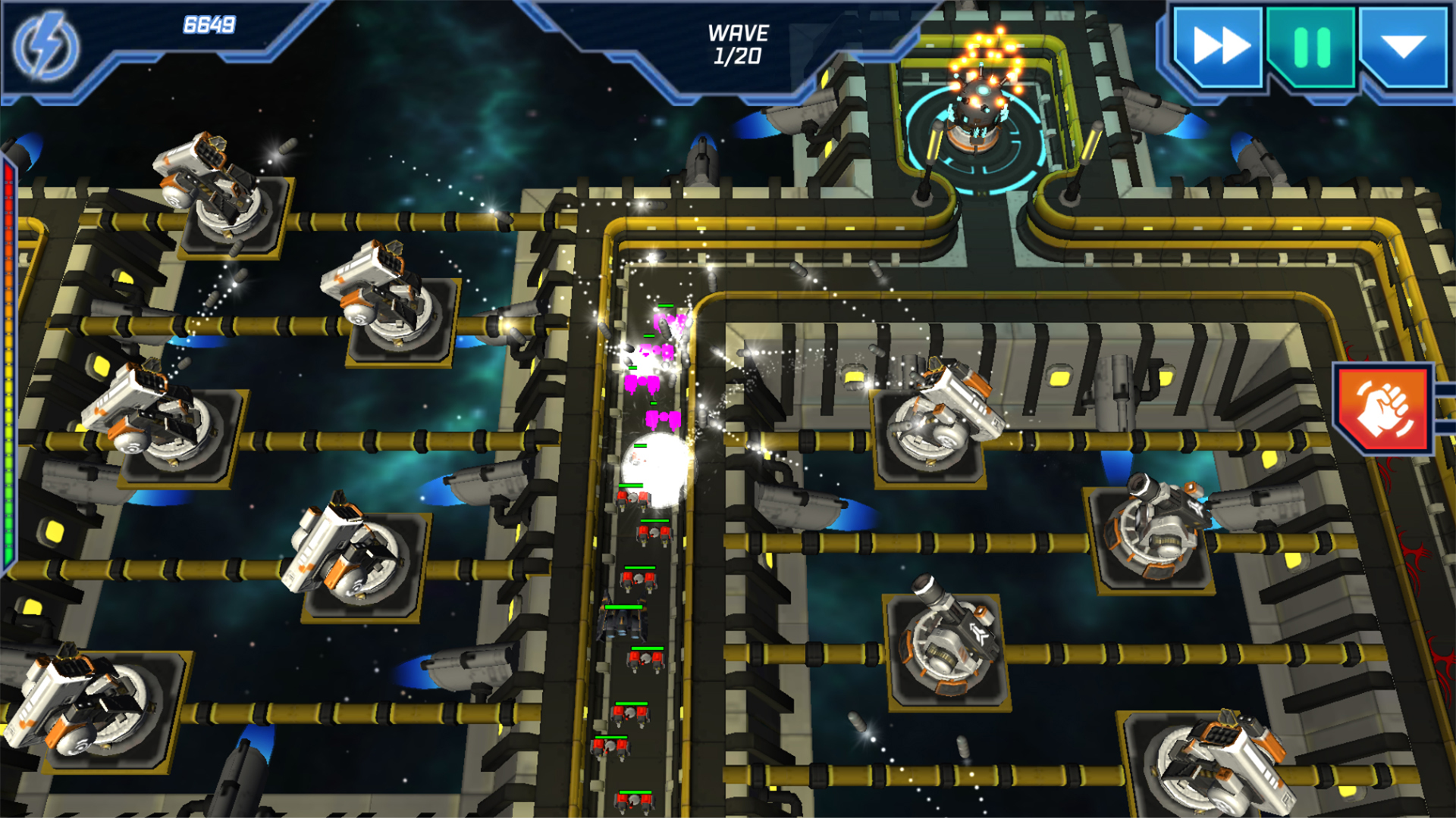 Module TD. Sci-Fi Tower Defense