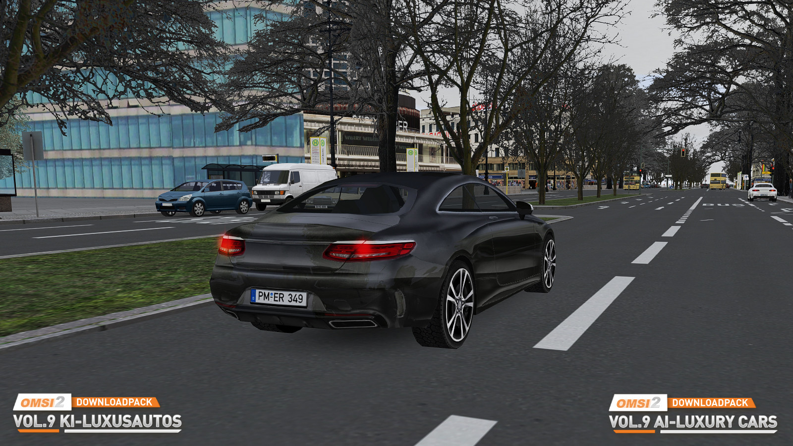 OMSI 2 Add-on Downloadpack Vol. 9 – KI-Luxusautos