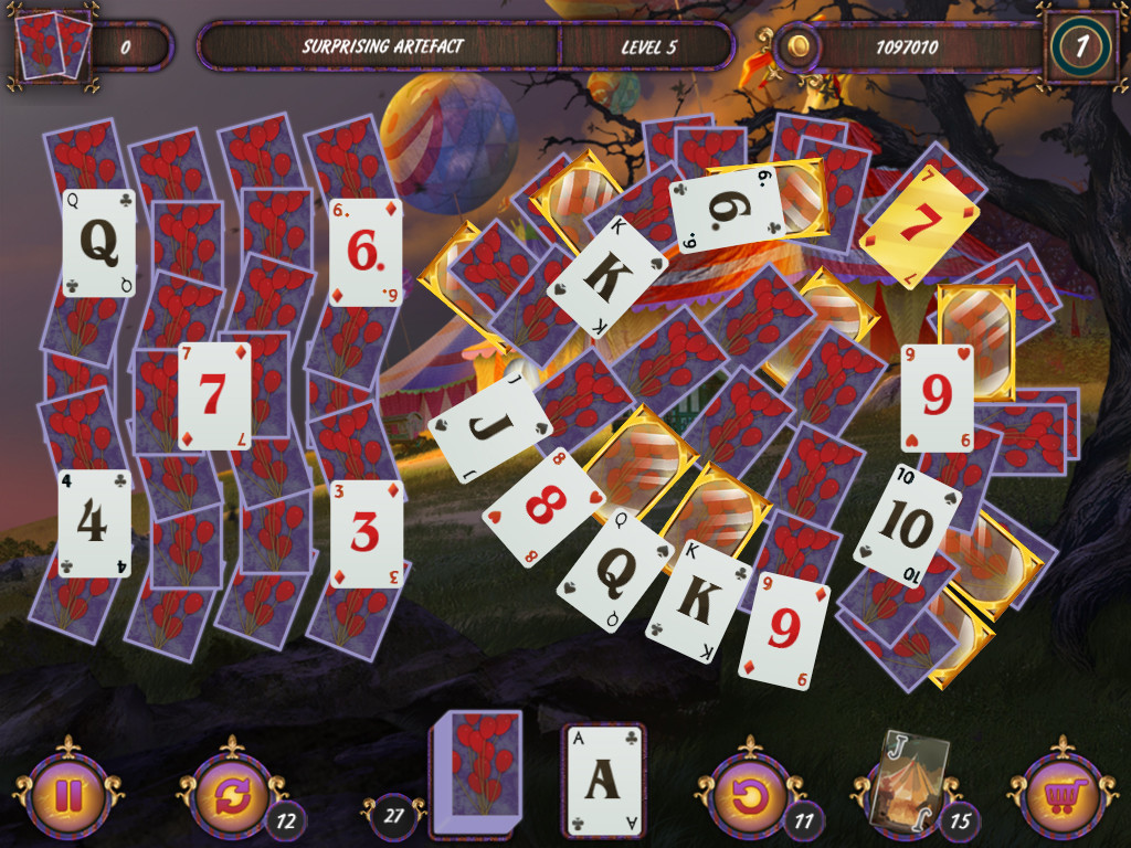 Dark Solitaire. Mystical Circus