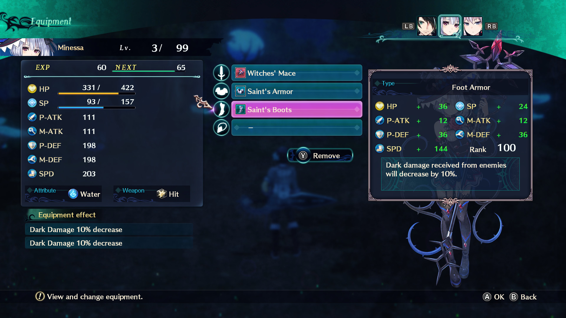 Dragon Star Varnir High Class Armor Set for 3