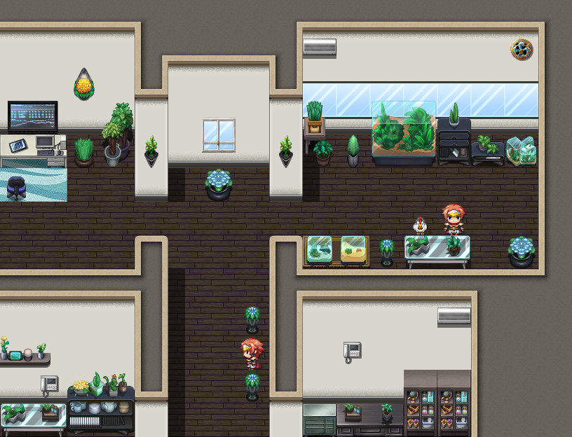 RPG Maker MV - Useful Decorative Plant Tiles