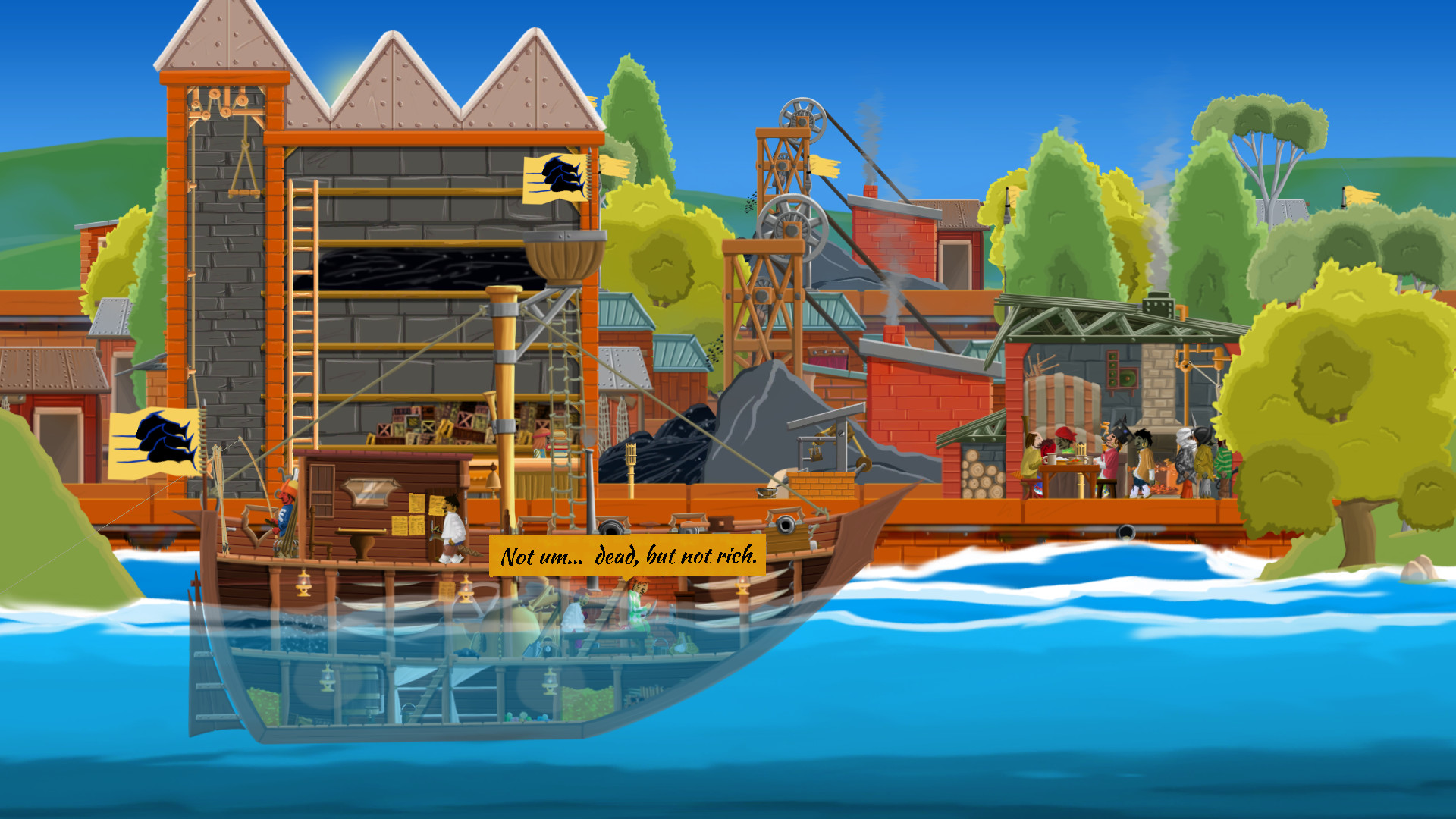 A pirate quartermaster
