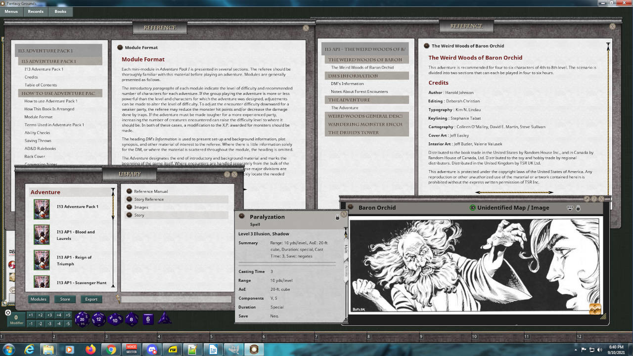 Fantasy Grounds - D&D Classics - I13 Adventure Pack I (1E)