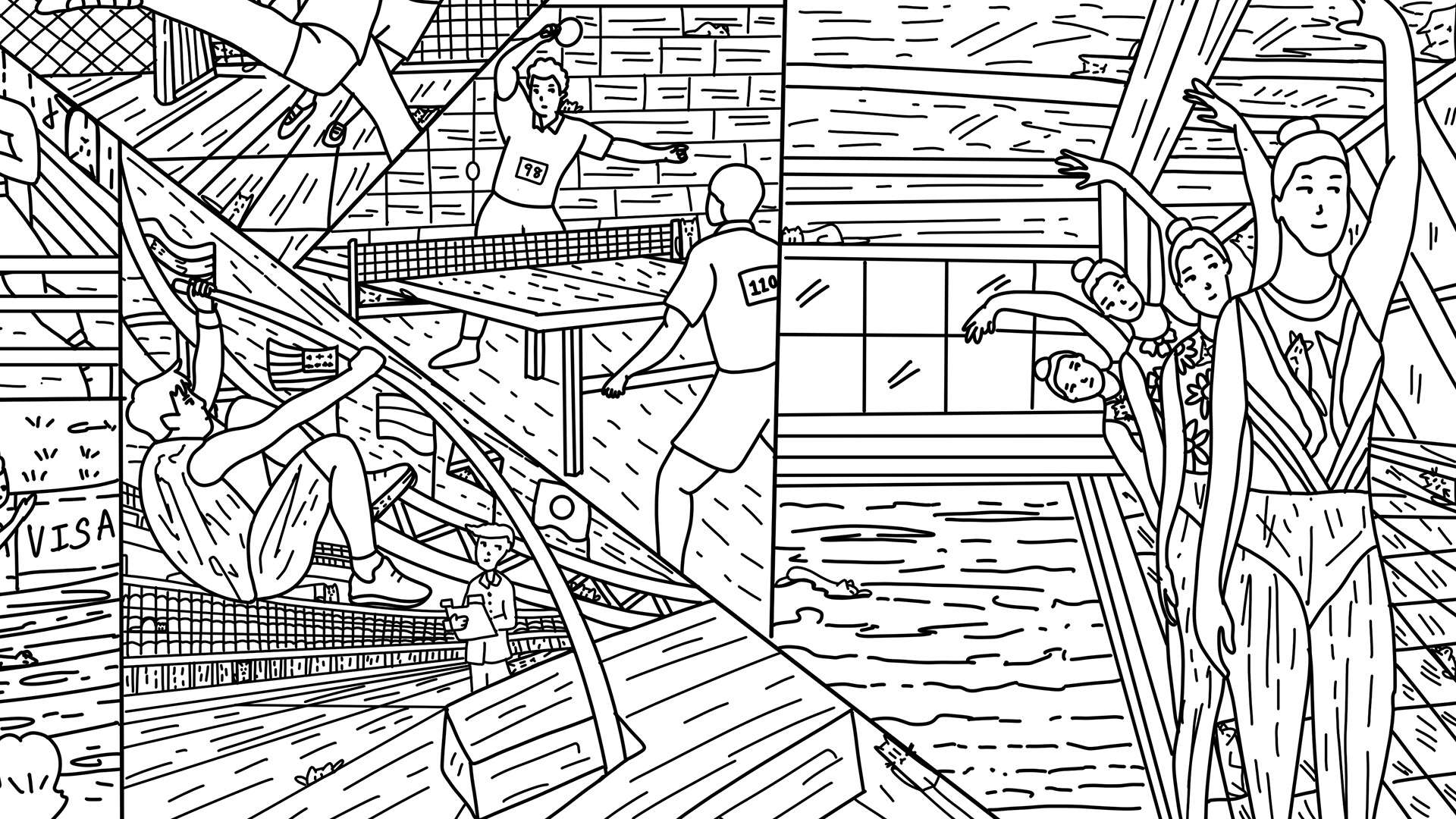 100 Olympic Cats