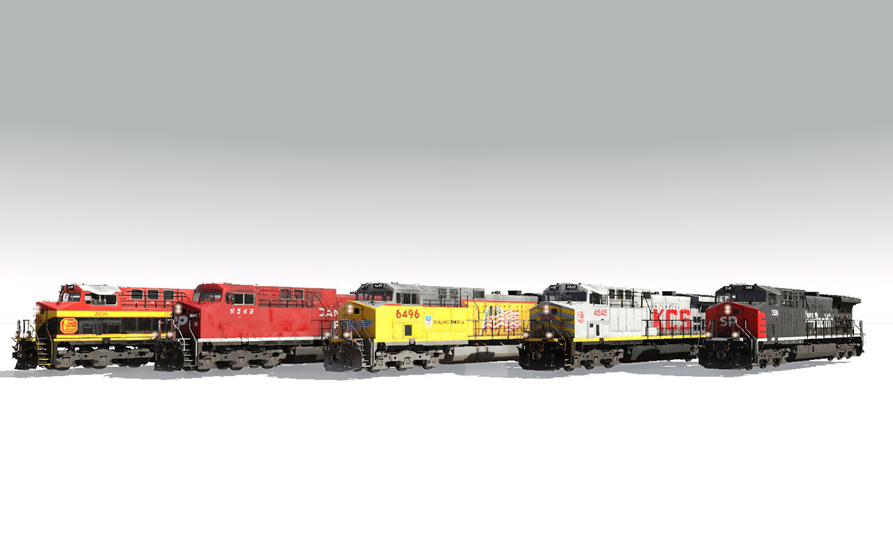 Trainz 2019 DLC - ProTrain: AC4400CW Loco Bundle 1