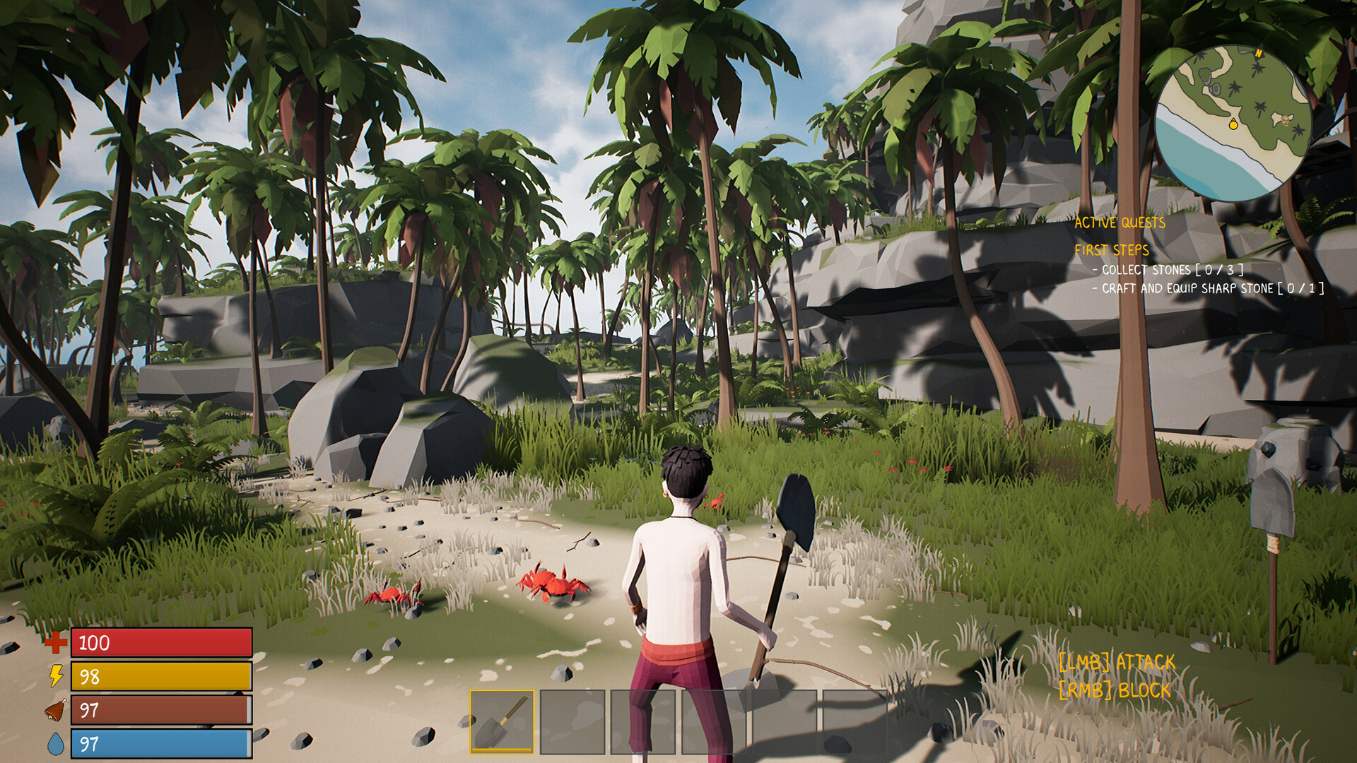 Survival Dead Poly Broken Shovel