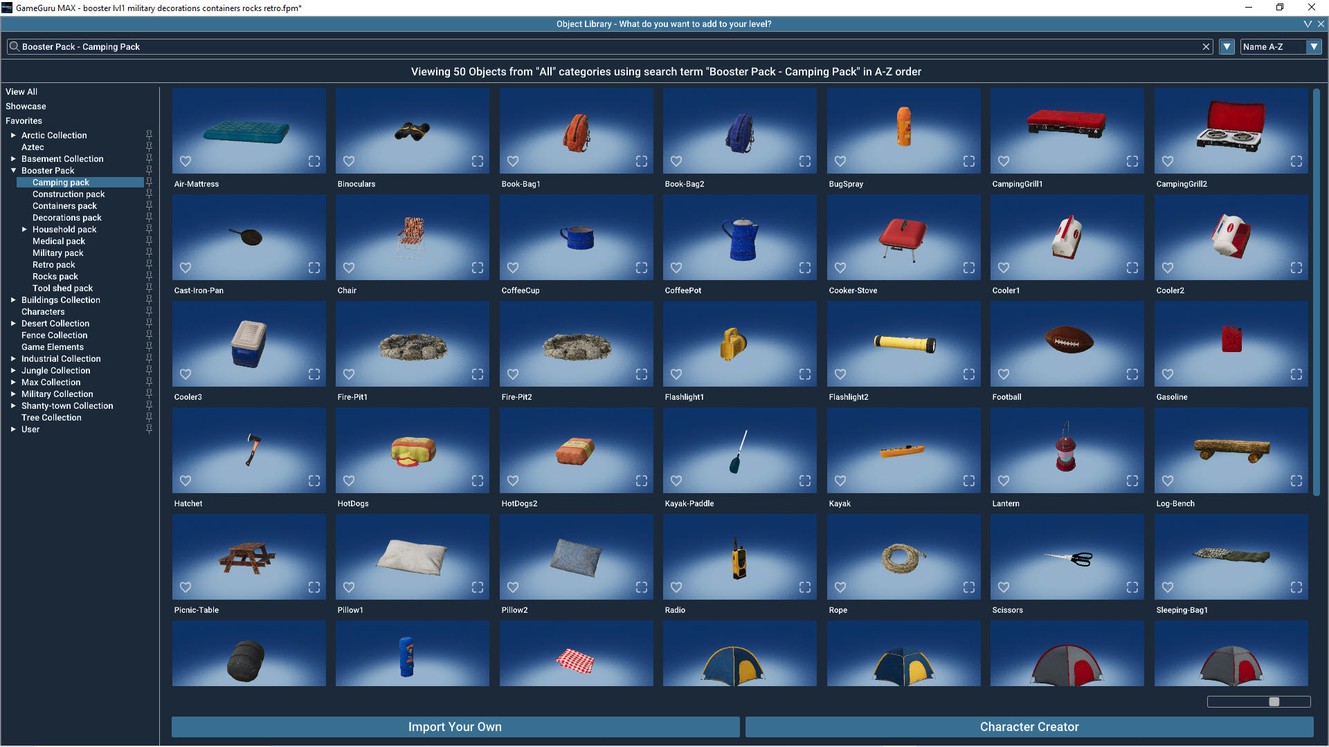GameGuru MAX 3D Models Booster Pack
