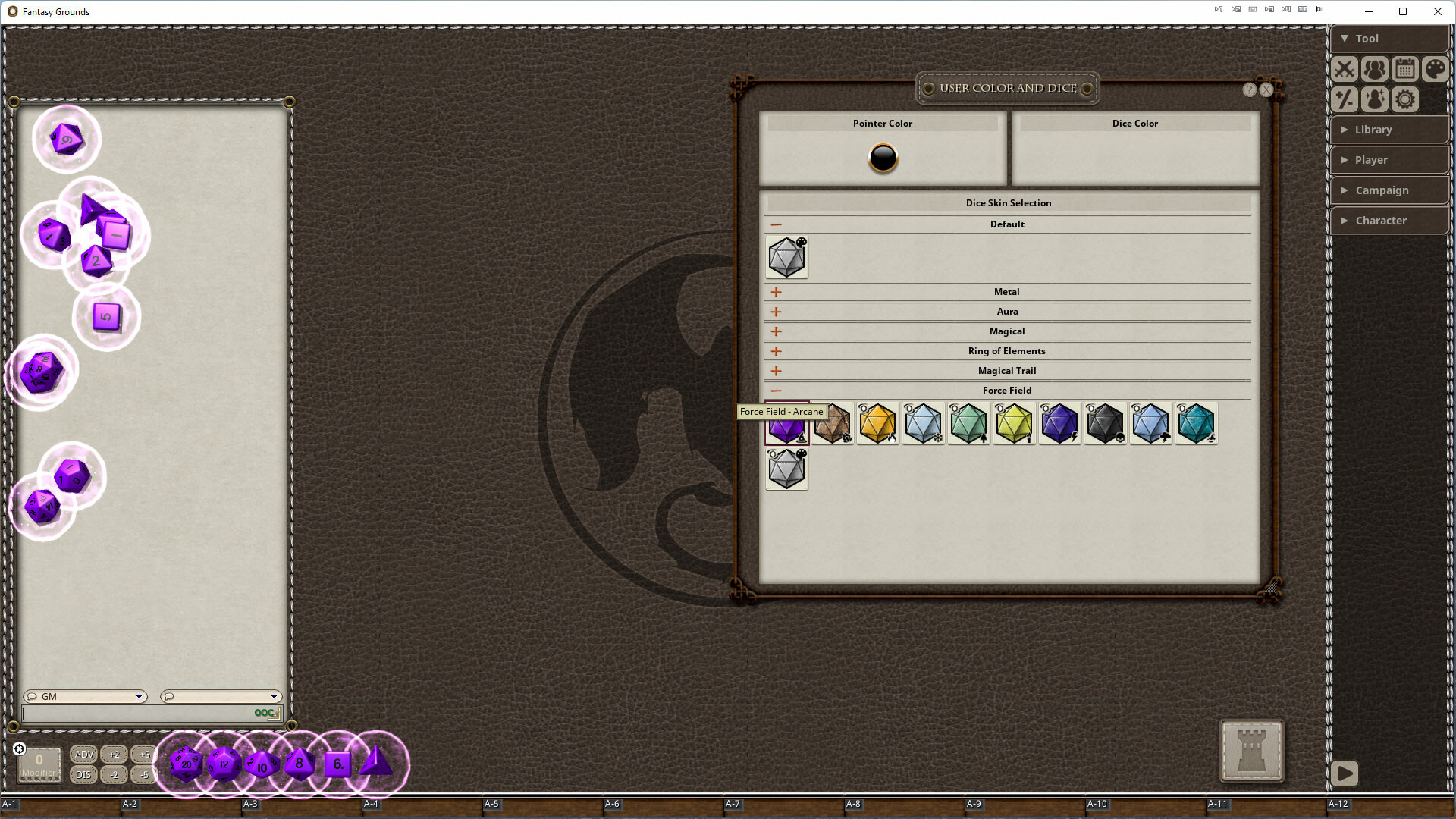 Fantasy Grounds - Force Field Dice Pack