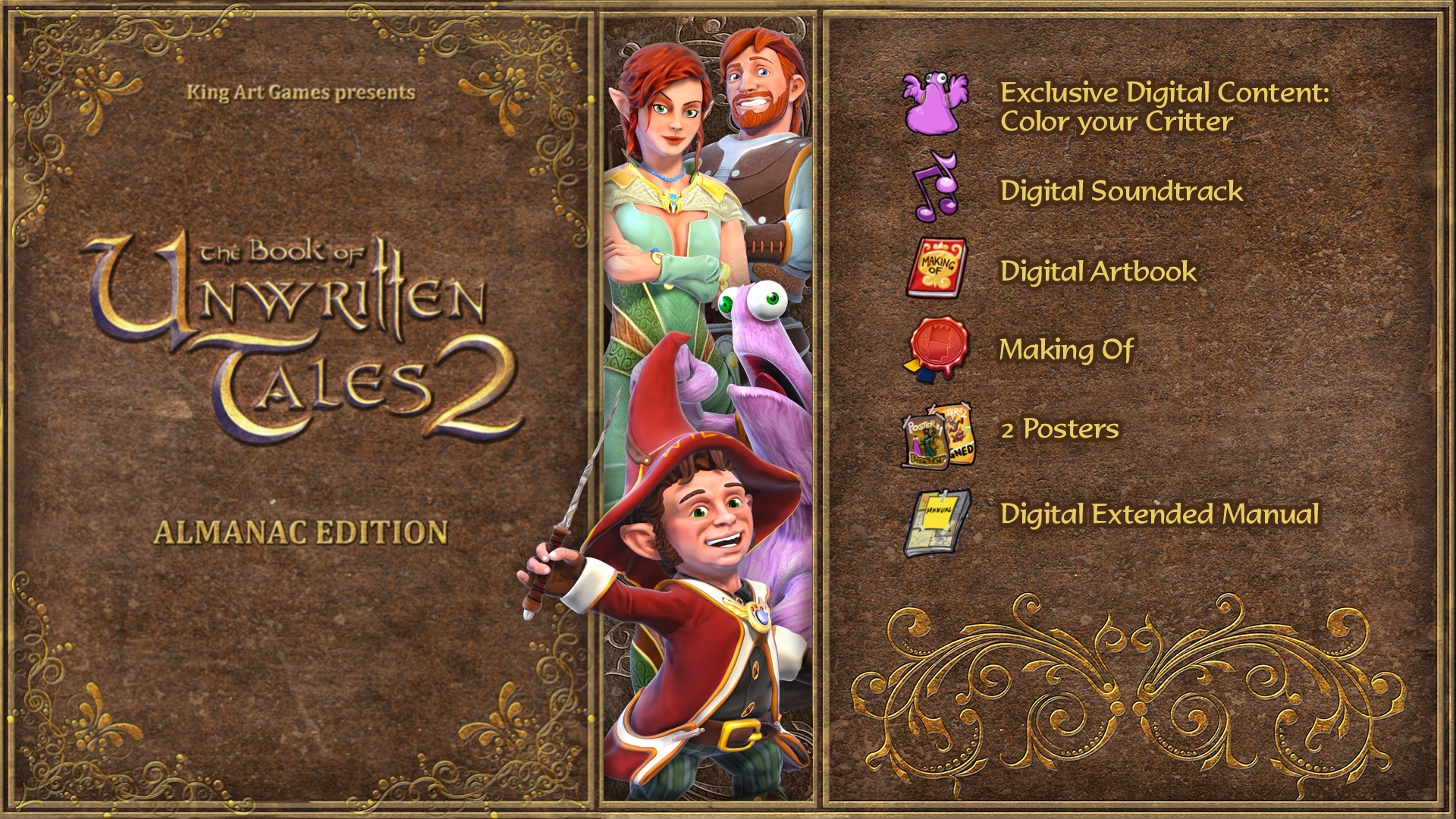 The Book of Unwritten Tales 2 Almanac Edition Extras