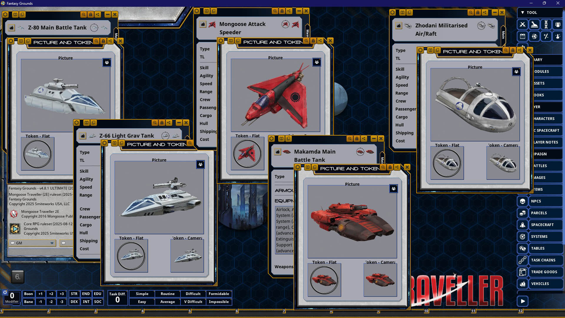Fantasy Grounds - Traveller - The Fifth Frontier War: Armies of the Fifth Frontier War