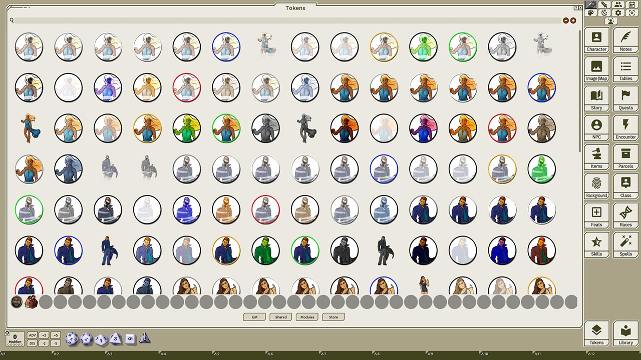 Fantasy Grounds - Monstrous Characters, Volume 6 (Token Pack)