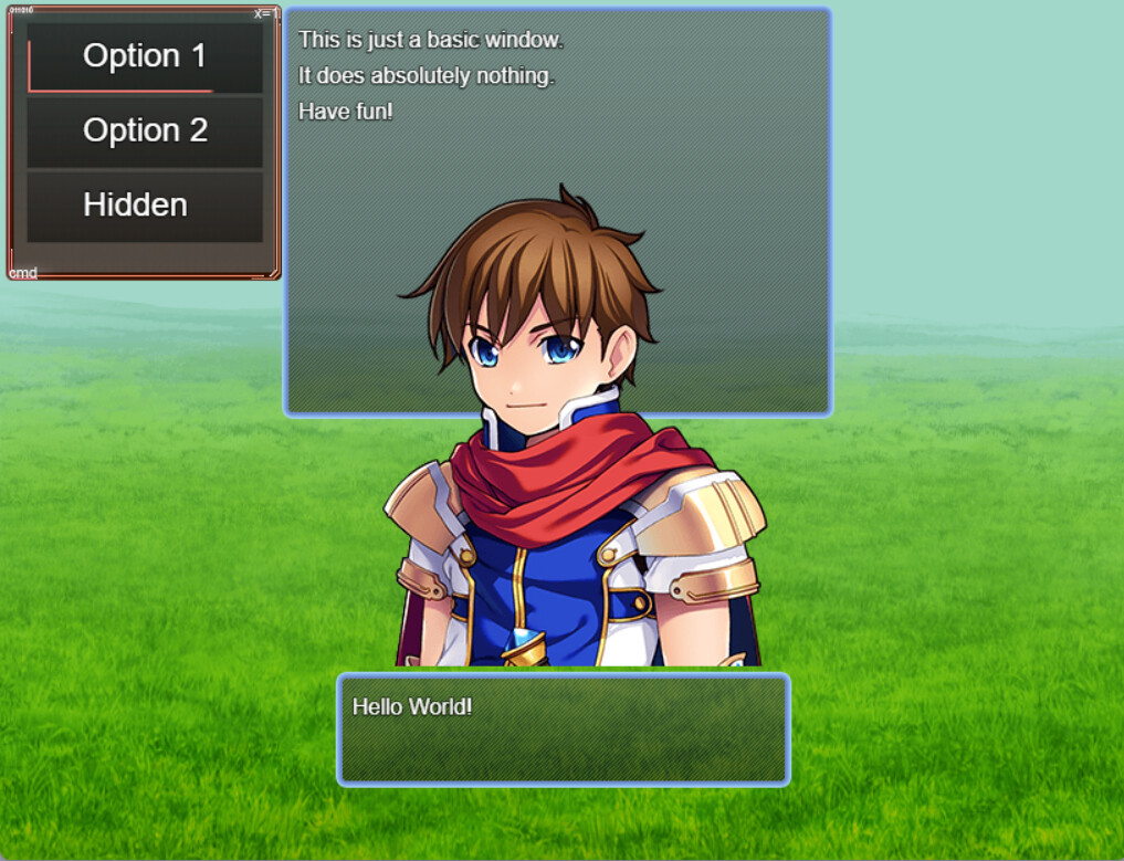 RPG Maker MZ - Menu Builder