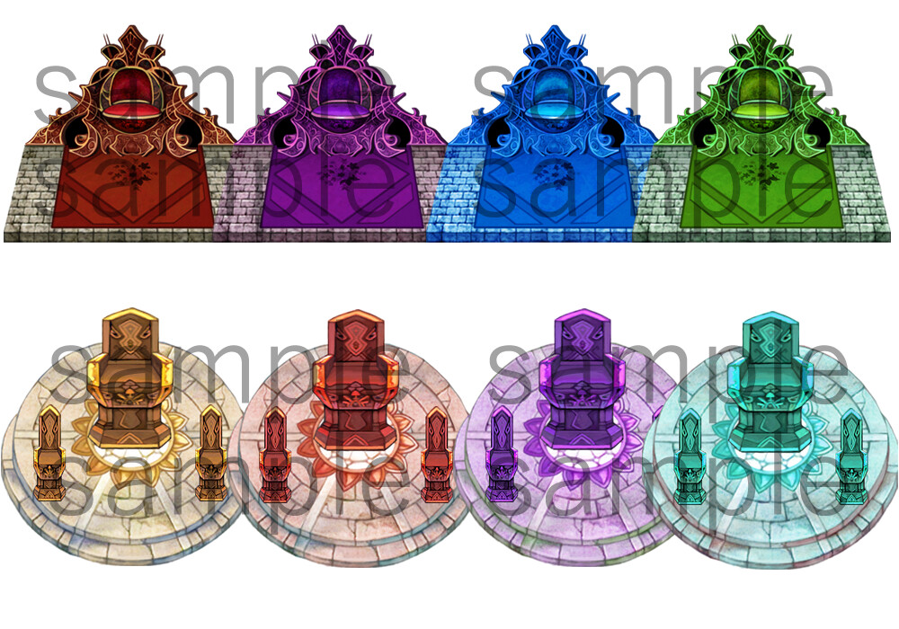 RPG Maker MZ - NATHUHARUCA Throne Tilesets