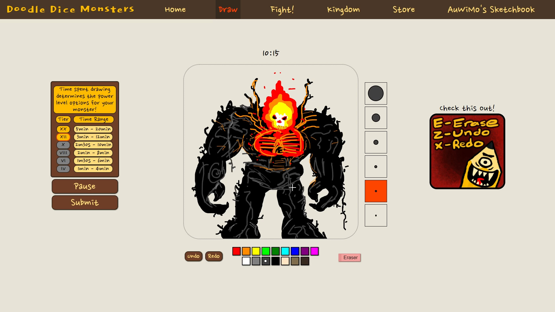 Doodle Dice Monsters