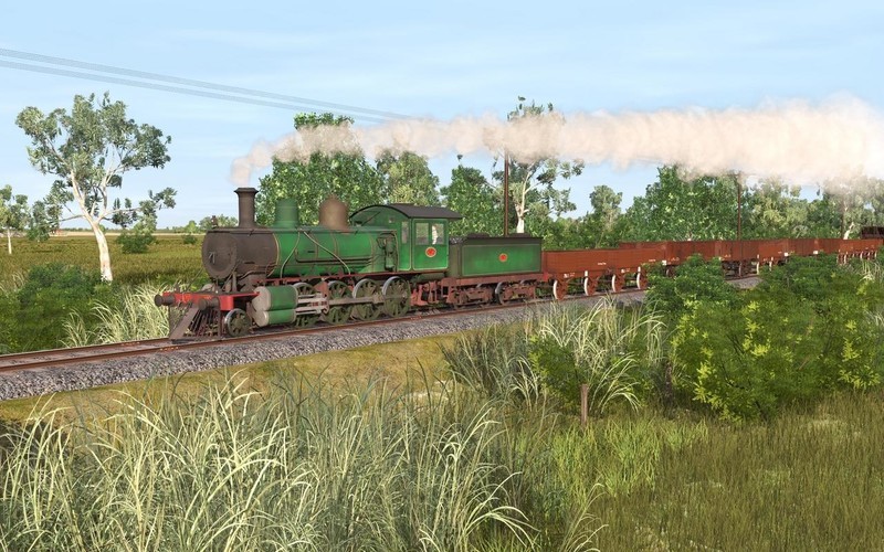 Trainz 2022 DLC - Victorian Railways V Class 2 Tone Green