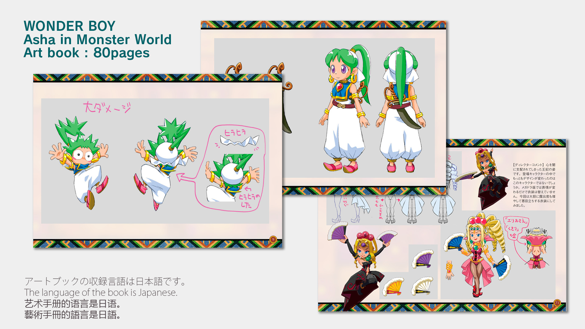 WONDER BOY Asha in Monster World -EXTRA CONTENTS-