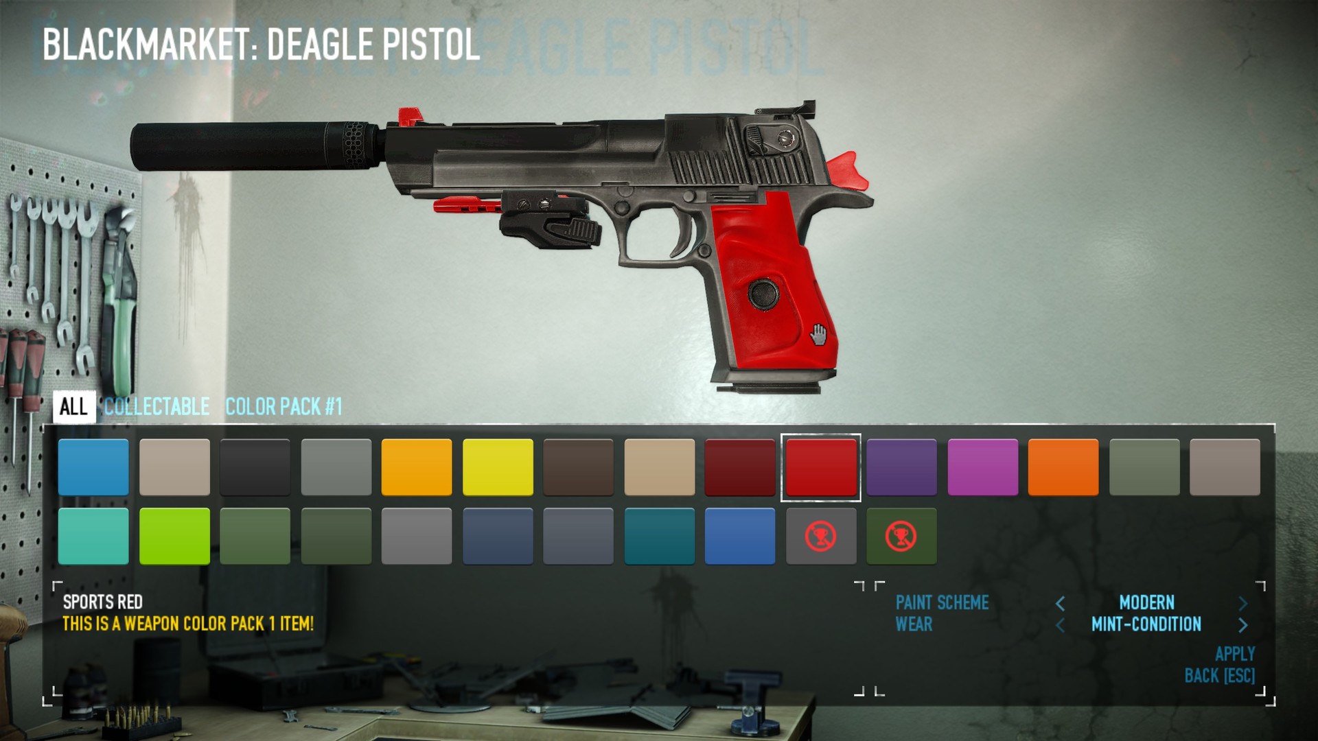 PAYDAY 2: Weapon Color Pack 1