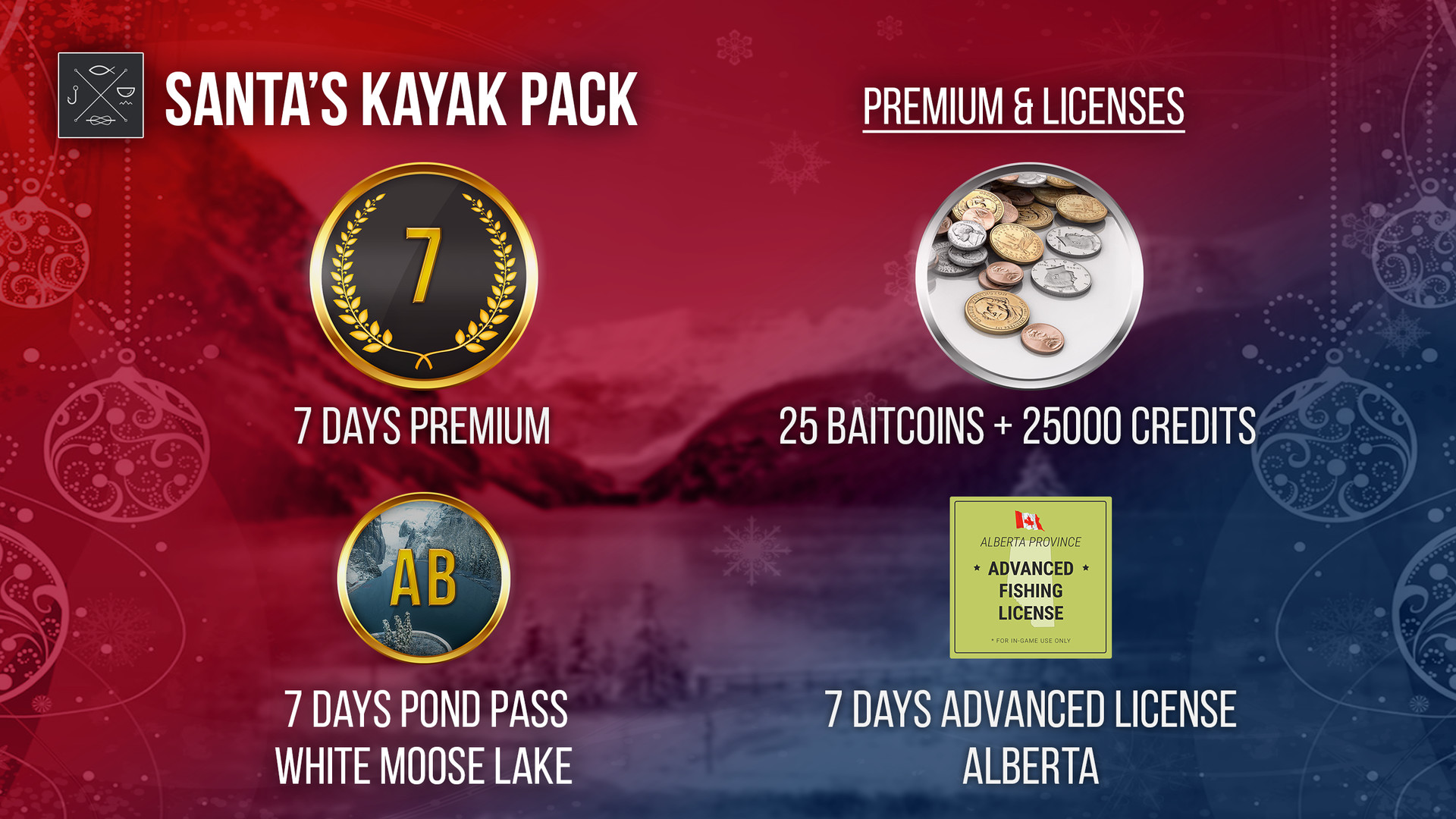Fishing Planet: Santa's Kayak Pack