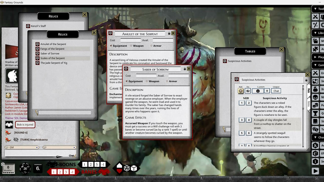 Fantasy Grounds - Shadow of the Demon Lord Freeport Trilogy
