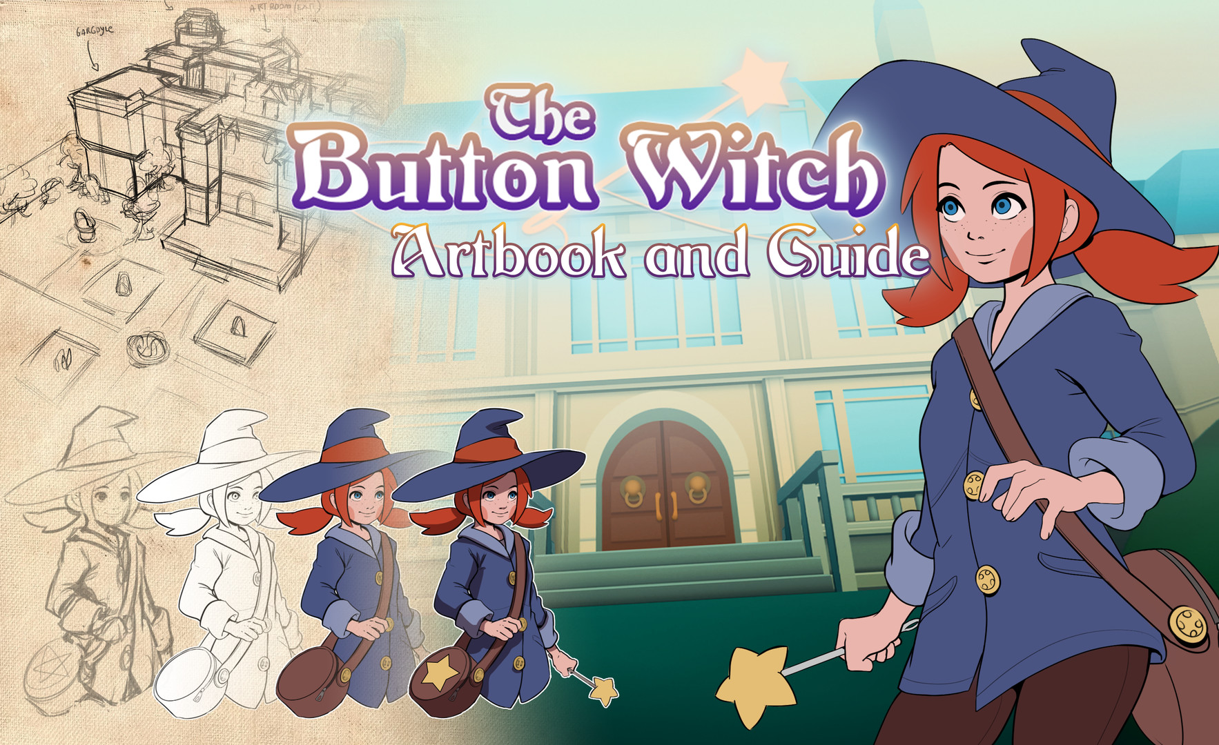 The Button Witch - Art and Guide Book