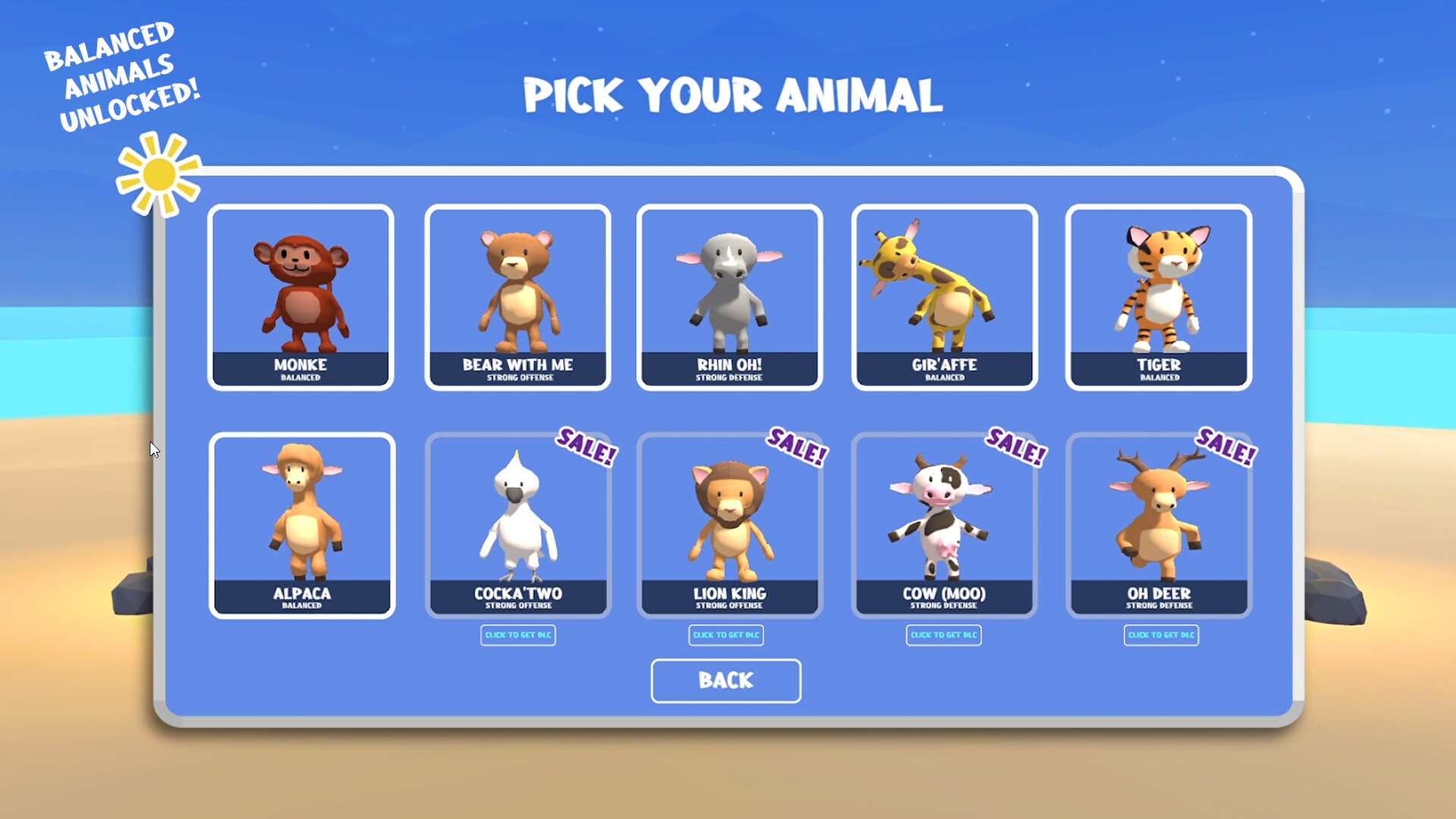 Banana Drama - Balanced Animals Pack