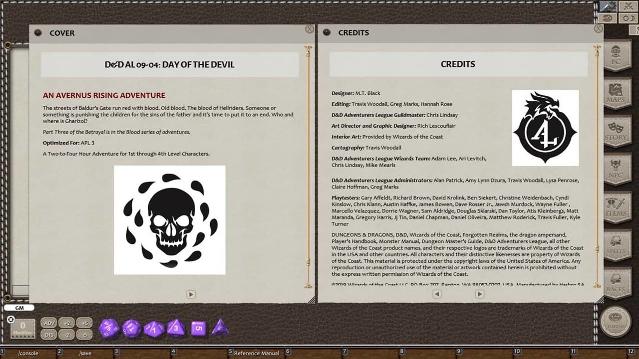 Fantasy Grounds - D&D Adventurer's League 09-04 The Day of the Devil