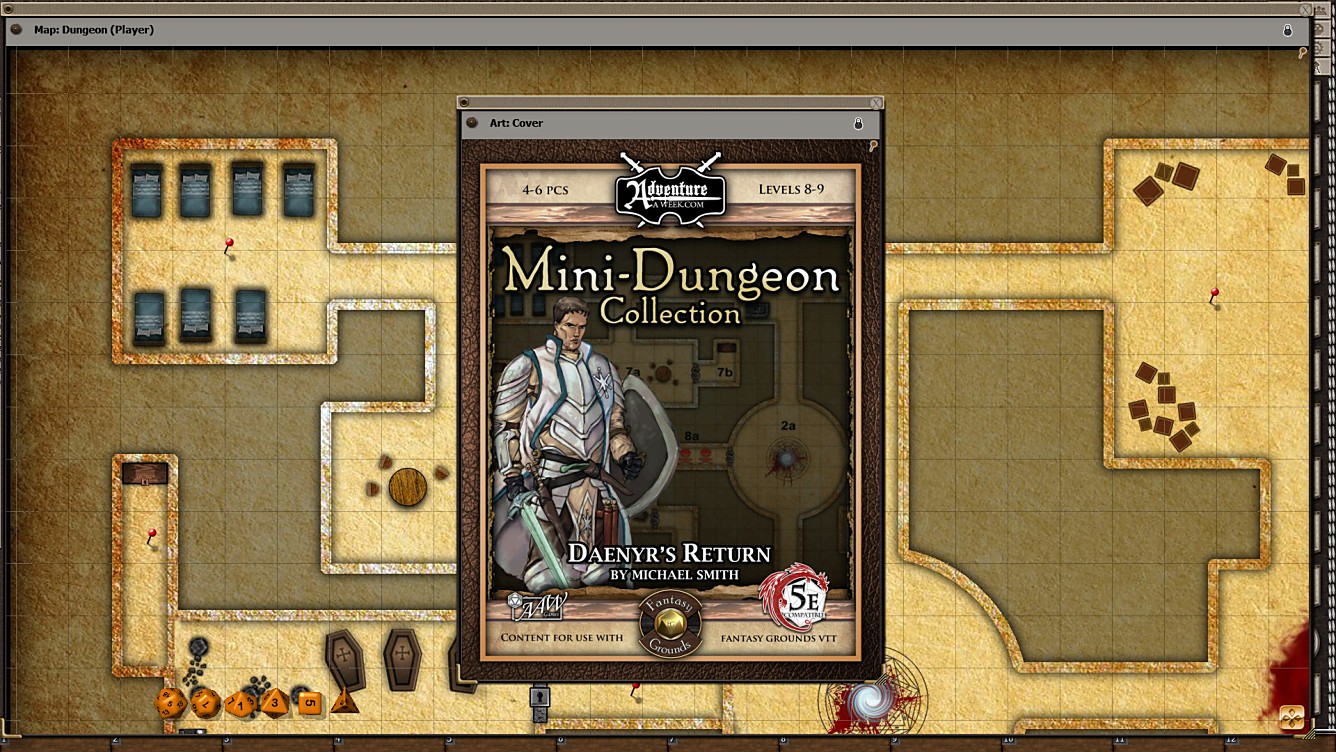 Fantasy Grounds - 5E Mini-Dungeon #021: Daenyr’s Return (5E)