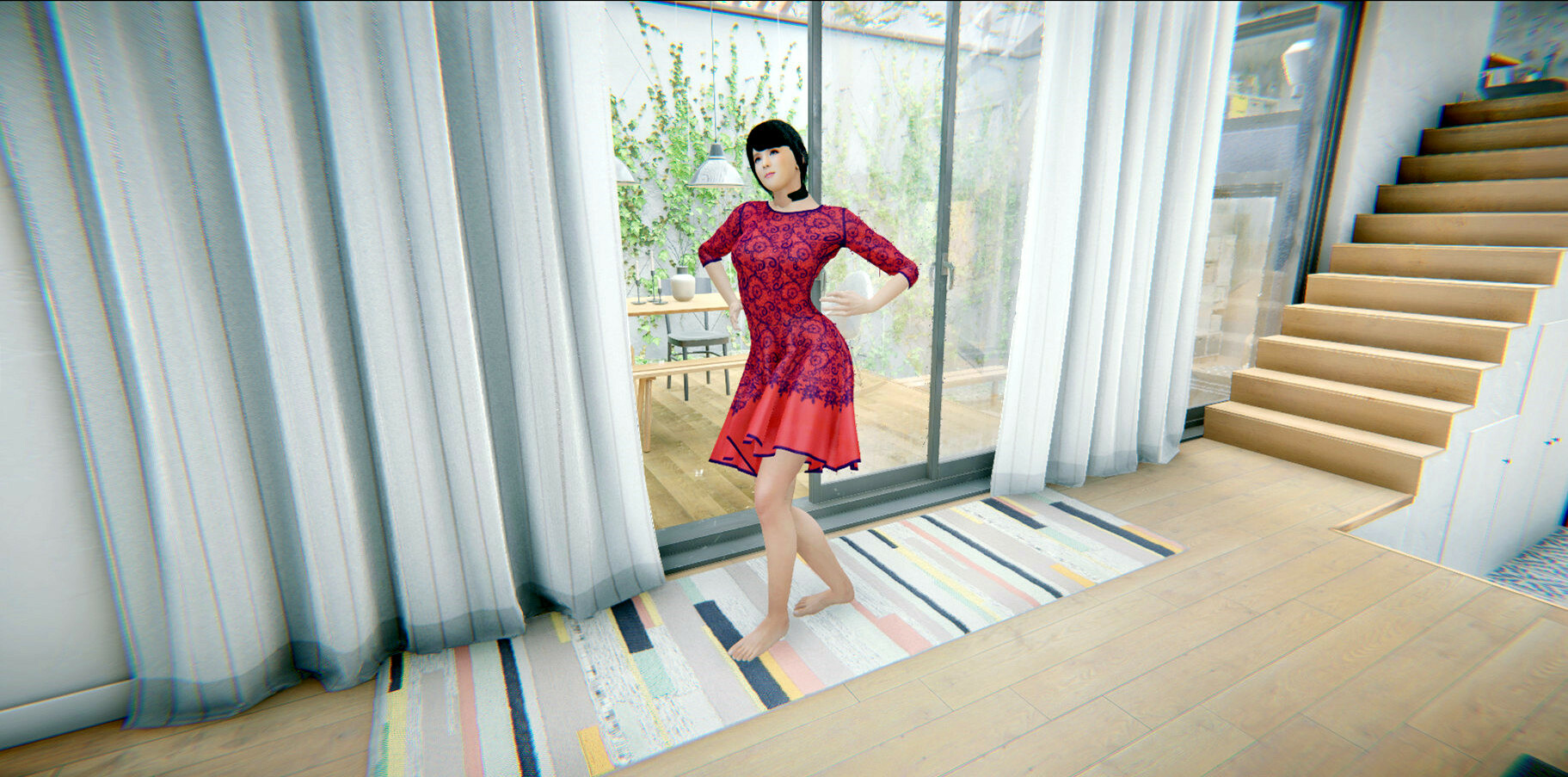 3d Lover - lady dress