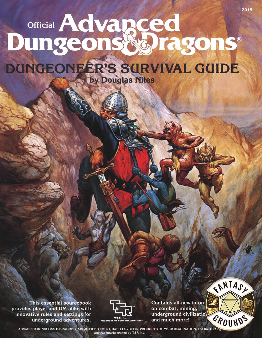 Fantasy Grounds - D&D Classics: Dungeoneer's Survival Guide (1E)