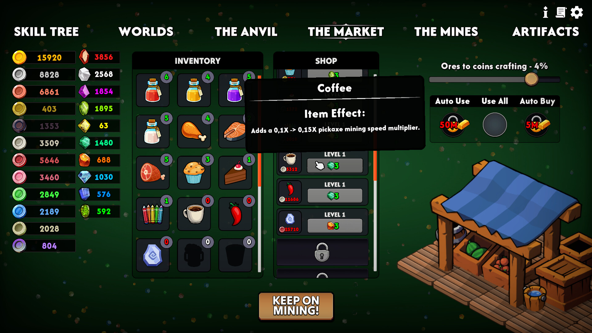 Keep on Mining! - Worlds
