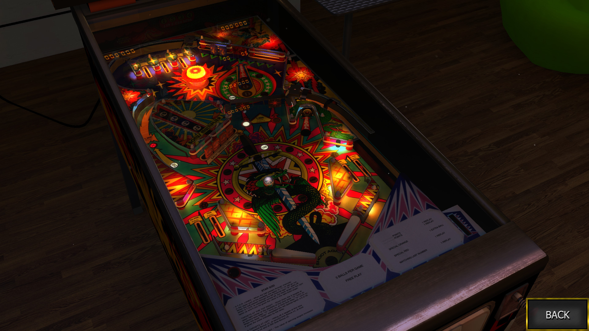 Zaccaria Pinball - Star God Table