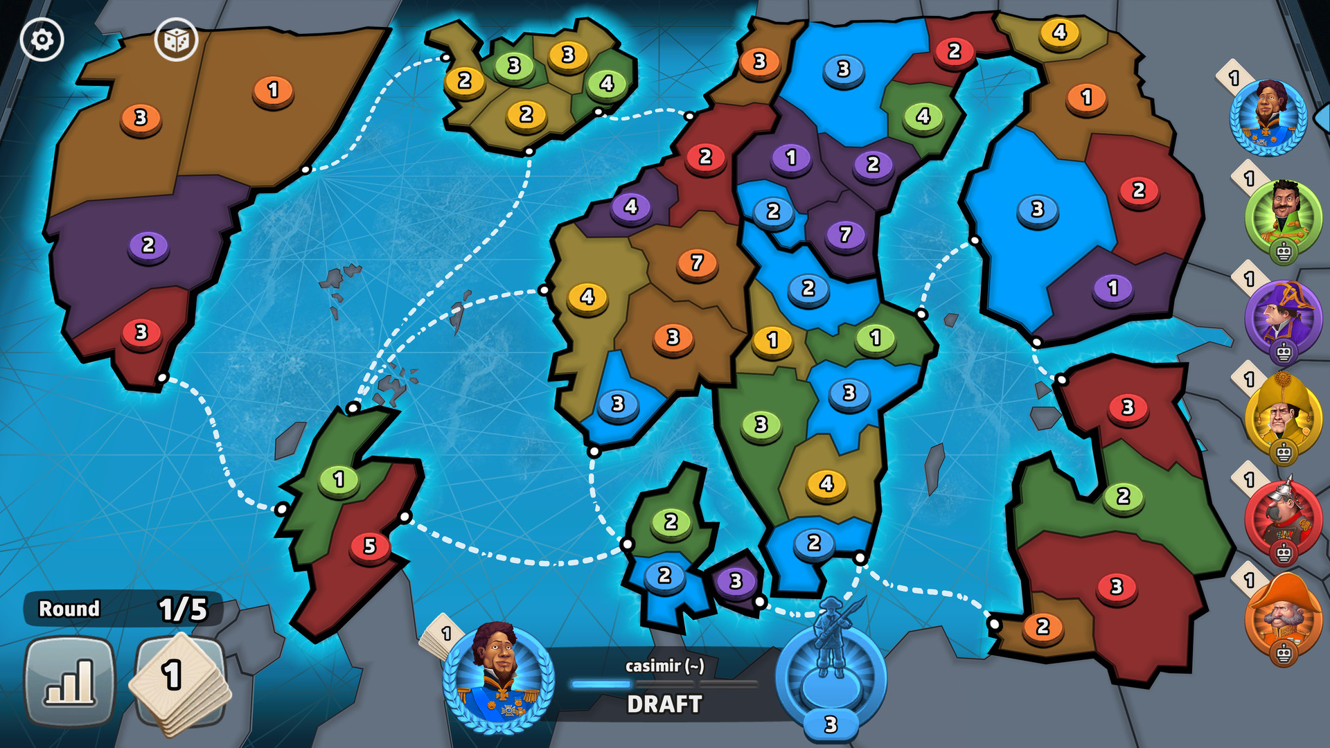RISK: Global Domination - Countries & Continents 2 Map Pack