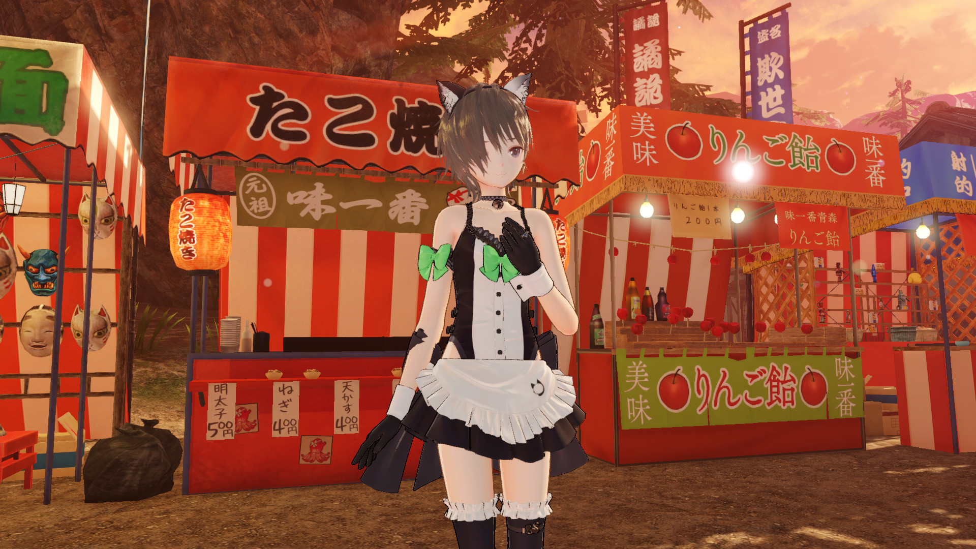 BLUE REFLECTION: Second Light - Kokoro, Kirara & Hiori Costumes - Hospitable Kitties
