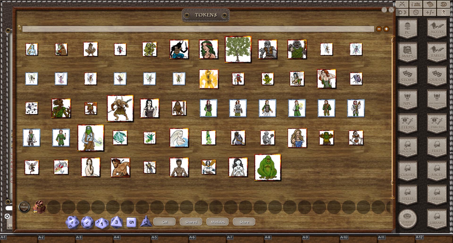 Fantasy Grounds - Gaming #7: Constructs, Elementals, & Fey (Token Pack)