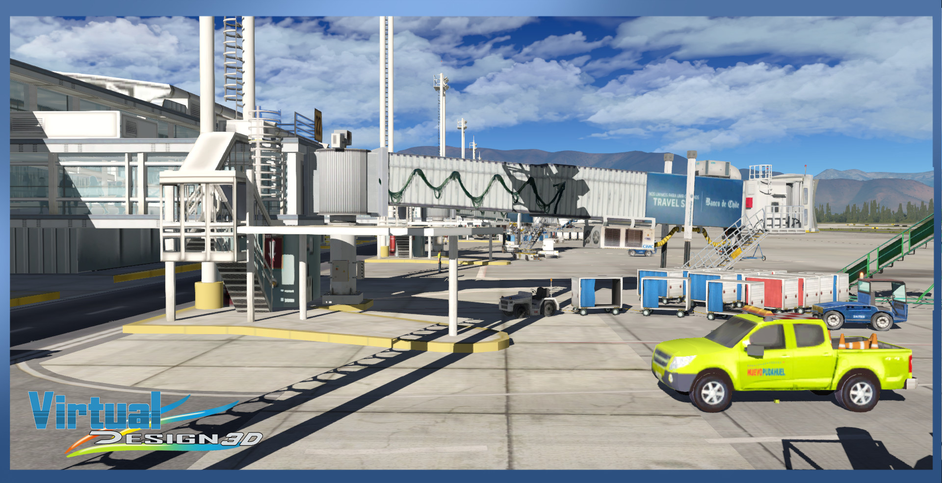 X-Plane 11 - Add-on: Aerosoft - SCEL Intl. Airport & Santiago City 2020