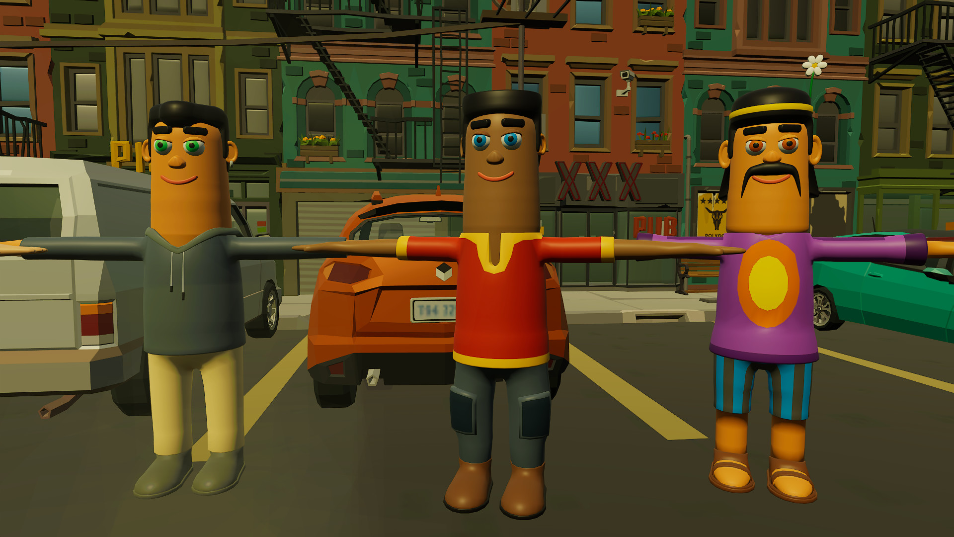 Toon comic characters for clip maker