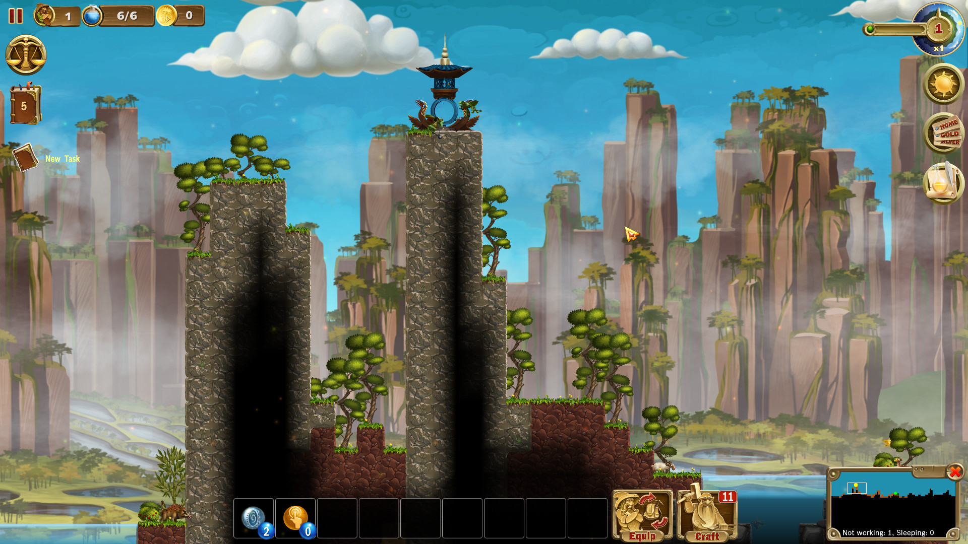 Craft The World - Temples of 4 Elements